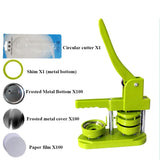 Máquina Button Maker para fazer crachás, crachá, chapa metálica, pinos, broches, imprensa, DIY, 58mm