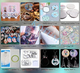 Máquina Button Maker para fazer crachás, crachá, chapa metálica, pinos, broches, imprensa, DIY, 58mm