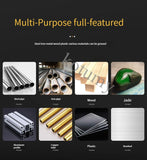 Máquina De Cinto De Lixa De Disco Abrasivo, Lixadeira De Cinto De Mesa Ajustável, Máquina De Polimento De Lixa, 550W, 750W