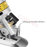 Máquina De Corte De Tesoura Redonda Elétrica, Ferramenta De Corte De Tecido, Seda, Couro, Tecido, Tecido Têxtil