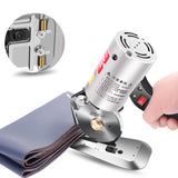 Máquina De Corte De Tesoura Redonda Elétrica, Ferramenta De Corte De Tecido, Seda, Couro, Tecido, Tecido Têxtil