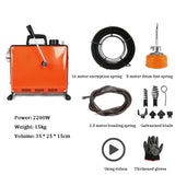 Máquina De Dragagem De Tubulação Elétrica Profissional, Draga De Esgoto Automática, Dreno Do Assoalho Do Vaso Sanitário, Máquina De Limpeza De Dragagem