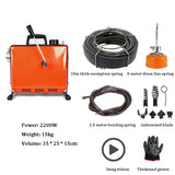 Máquina De Dragagem De Tubulação Elétrica Profissional, Draga De Esgoto Automática, Dreno Do Assoalho Do Vaso Sanitário, Máquina De Limpeza De Dragagem