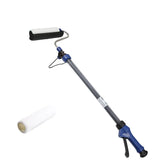 Máquina De Escova De Rolo De Pintura De Látex Telescópico, Artefato De Escova De Parede, Ferramenta De Rolo De Pintura De Parede