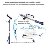 Máquina De Escova De Rolo De Pintura De Látex Telescópico, Artefato De Escova De Parede, Ferramenta De Rolo De Pintura De Parede