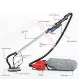 Máquina De Moagem De Polimento De Parede, pólo Longo, polimento De Lixa, polidor De Putty, lixadeira De Drywall