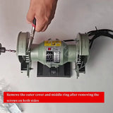 Máquina De Polimento De Mesa Elétrica, Pequena Máquina De Moer, Ferramentas De Banco De Moedor, Artefato, 220V