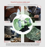 Máquina De Polimento De Mesa Elétrica, Pequena Máquina De Moer, Ferramentas De Banco De Moedor, Artefato, 220V