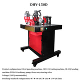 Máquina De Processamento De Barra De Cobre Combinada, Ferramentas De Processamento De Barra De Cobre, Máquina De Dobra De Placa De Bronze, 220V, 3 em 1