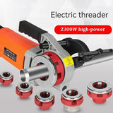 Máquina De Rosqueamento De Tubulação Elétrica Doméstico, Máquina De Manga De Tubo De Ferro Galvanizado, Ferramentas Portáteis De Rosqueamento