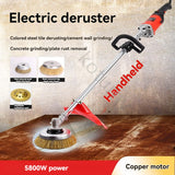 Máquina Derusting Elétrica para Polimento De Madeira, Renovação De Parede Ajustável, Máquina De Polimento De Concreto, 6 Velocidades