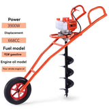 Máquina de Plantação e Perfuração de Árvores Elétrica, Gasolina Ground Drill, 2 Stroke, Four Stroke, para Agrícola Planti
