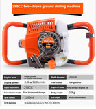 Máquina de Plantação e Perfuração de Árvores Elétrica, Gasolina Ground Drill, 2 Stroke, Four Stroke, para Agrícola Planti
