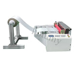 Máquina de corte da fita do pano do computador, cortador do psiquiatra do calor para a folha do tubo de pano, papel de embalagem, PVC, tela não tecida, 220V, 110V