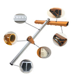 Máquina de corte manual do azulejo cerâmico, rolo do empurrador, ferramentas do corte da faca do impulso, elevada precisão