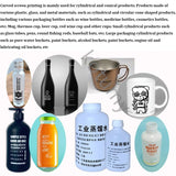 Máquina de impressão curvada manual, isolação Cup, garrafa cosmética