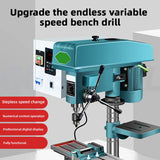 Máquina de perfuração industrial monofásica do agregado familiar pequeno, rotação 360 °, perfuração e trituração, broca de bancada tripla, 220V