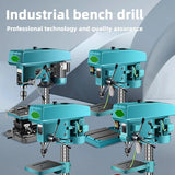 Máquina de perfuração industrial monofásica do agregado familiar pequeno, rotação 360 °, perfuração e trituração, broca de bancada tripla, 220V