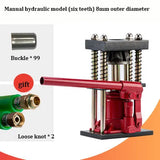Máquina de prensagem de mangueira, Prensa de tubulação de alta pressão, Jack hidráulico manual portátil