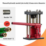 Máquina de prensagem de mangueira, Prensa de tubulação de alta pressão, Jack hidráulico manual portátil