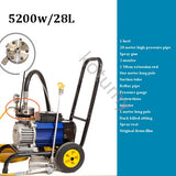 Máquina de pulverização sem ar de alta pressão, pulverizador elétrico, ferramentas de pintura para pintura e decoração, 5200W