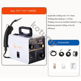 Máquina de soldadura da proteção do gás do dióxido de carbono, máquina integrada, máquina de soldadura pequena 2, agregado familiar, Gasless, 220V