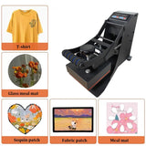 Máquina pequena da imprensa do calor para a roupa T-Shirts, transferência do logotipo