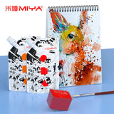 MIYA HIMI Gouache Bag Jelly Paint Refill (100ML) Design Vibrant Colors Non-Toxic Painting for Artist, Hobby,Kids