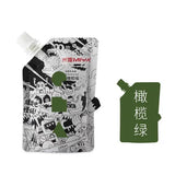 MIYA HIMI Gouache Bag Jelly Paint Refill (100ML) Design Vibrant Colors Non-Toxic Painting for Artist, Hobby,Kids