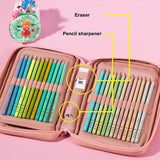Macaron Lápis de Cor com Lápis, 50 Cores, Desenho Escolar, Esboço, Arte Suprimentos, Artista Profissional, Pastel