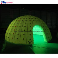 AOOKMIYA Made in China beautiful inflatable led igloo tent 6m diameter inflatable dome party tent for sale