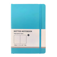 Makaron pontilhado Hardcover Notebook, 160 páginas, 100gsm, Papel branco marfim grosso, Revista com ou forrado para escrever, cores A5