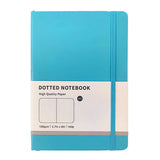 Makaron pontilhado Hardcover Notebook, 160 páginas, 100gsm, Papel branco marfim grosso, Revista com ou forrado para escrever, cores A5
