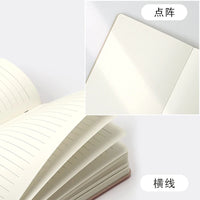 Makaron pontilhado Hardcover Notebook, 160 páginas, 100gsm, Papel branco marfim grosso, Revista com ou forrado para escrever, cores A5
