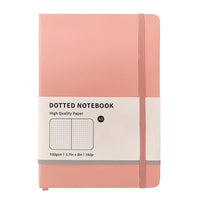 Makaron pontilhado Hardcover Notebook, 160 páginas, 100gsm, Papel branco marfim grosso, Revista com ou forrado para escrever, cores A5