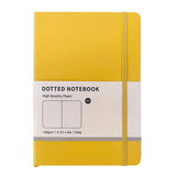 Makaron pontilhado Hardcover Notebook, 160 páginas, 100gsm, Papel branco marfim grosso, Revista com ou forrado para escrever, cores A5
