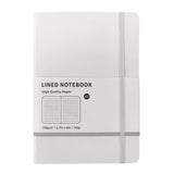 Makaron pontilhado Hardcover Notebook, 160 páginas, 100gsm, Papel branco marfim grosso, Revista com ou forrado para escrever, cores A5