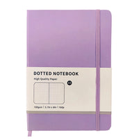 Makaron pontilhado Hardcover Notebook, 160 páginas, 100gsm, Papel branco marfim grosso, Revista com ou forrado para escrever, cores A5