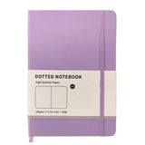 Makaron pontilhado Hardcover Notebook, 160 páginas, 100gsm, Papel branco marfim grosso, Revista com ou forrado para escrever, cores A5
