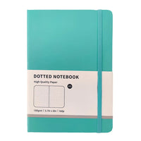 Makaron pontilhado Hardcover Notebook, 160 páginas, 100gsm, Papel branco marfim grosso, Revista com ou forrado para escrever, cores A5