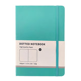 Makaron pontilhado Hardcover Notebook, 160 páginas, 100gsm, Papel branco marfim grosso, Revista com ou forrado para escrever, cores A5