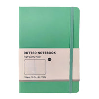 Makaron pontilhado Hardcover Notebook, 160 páginas, 100gsm, Papel branco marfim grosso, Revista com ou forrado para escrever, cores A5