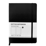 Makaron pontilhado Hardcover Notebook, 160 páginas, 100gsm, Papel branco marfim grosso, Revista com ou forrado para escrever, cores A5
