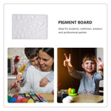 AOOKMIYA AOOKMIYA  Makeup Palettes Wave Gouache Color Mixing Tray Multi Hole Pallet Acrylic Painting Board Child