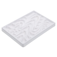 AOOKMIYA AOOKMIYA  Makeup Palettes Wave Gouache Color Mixing Tray Multi Hole Pallet Acrylic Painting Board Child