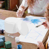 AOOKMIYA AOOKMIYA  Makeup Palettes Wave Gouache Color Mixing Tray Multi Hole Pallet Acrylic Painting Board Child