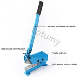 Manual Máquina De Corte De Metal De Chapa, Mão Alavanca De Aço Vergalhão, Cortador De Corte Manual, Industrial Ferramenta De Folha De Ferro De Cobre, 12"