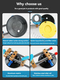Manual Seamless Stone Seam Setter, copo de sucção a vácuo, pedra Rock, laje Joint, mármore Splicer