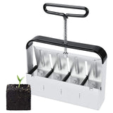 Manual Soil Block Maker Soil Blocker Soil Blocking Tool for Seedlings Cuttings