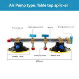 Manual Stone Seam Setter Kit, ventosa para bancada de granito, nivelamento e nivelamento, ferramenta sem costura